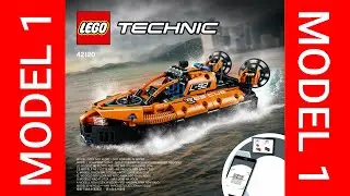 Technic | Harbour | 2021 | Rescue Hovercraft | 42120 | Model 1