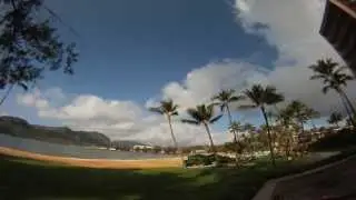 Kalapaki Beach Kauai GoPro Time-Lapse