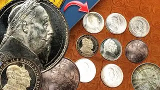 ПЕРЕБИРАЛ СЕРЕБРЯНЫЕ МОНЕТЫ И НАШЕЛ PROOF LIKE / ШВЕДСКИЕ СЕРЕБРЯНЫЕ КРОНЫ / #нумизматика #монеты