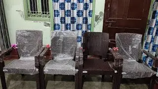 Amazon Unboxing AVRO FURNITURE Plastic Rattan Chairs With 3 Years Warranty