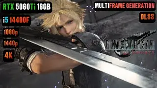 RTX 5060 Ti 16GB Final Fantasy VII Rebirth FPS TEST | RTX 5060 Ti & i5 14400F Benchmark