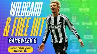 FPL GAMEWEEK 9 WILDCARD AND FREE HIT DRAFTS | Fantasy Premier League Tips 2025/26