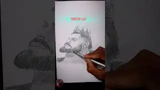 virat kohli #art #drawing #new #shorts