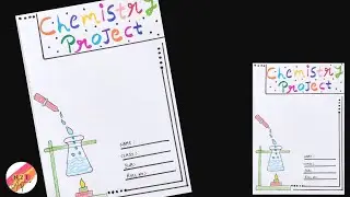 Chemistry Project Border Design |Border design for project | Easy border design | Chemistry Project