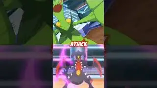 Mega Sceptile Vs Mega Garchomp #shorts #pokemon