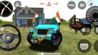 Modified Mahindra Thar car games : indian car simulator game #modification #thar #short video 