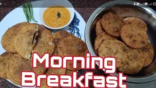 Today I made Tasty Matar Kachori for breakfast. 😋
