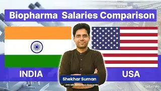 Biopharma Jobs Salary 💰Comparison in India vs USA - This Will Blow Your Mind 🤯