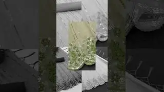 Embroidered Organza Saree||#shorts #orgenza