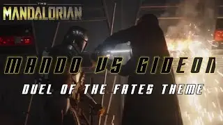Duel of the Fates Theme Added to Mandalorian vs Moff Gideon | The Mandalorian Season 2 Finale