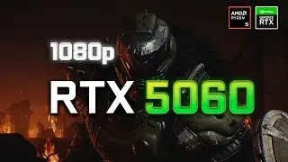 Doom: The Dark Ages - RTX 5060 Performance test | 1080p Ray Tracing with DLSS, DLAA