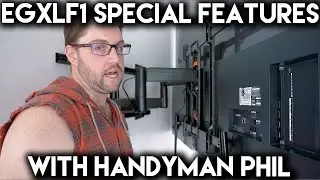 The Best TV Mount for BIG OLED TV's | EGXLF1 Features with Handyman Phil