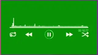Audio green screen | New video from music hub | For beginners