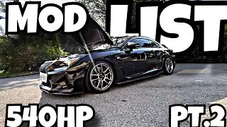 MY FBO & TUNE LEXUS RCF MOD LIST/WALKAROUND (PT.2)