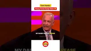 Tom Hanks Famous Young Forest Gump Voice ❤️🤩 #shorts