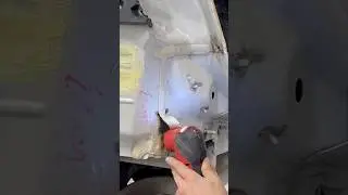 The BEST way to remove #SeamSealer #autobody #collision #automotive #autorepair #bodywork