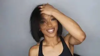 Most Affordable Pre Plucked Lace Frontal Wig   Sexy Bob Wig Ft  Bea Hairs