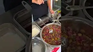 Chinese snack &ldquo;cold shrimps&rdquo; which is actually made of rice.   #streetfood #chinesestreet #food