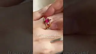Gothic vs Unique: Which Unique Engagement Ring Speaks to You? 💍 | Garnet or Ruby Ring Showdown#ring