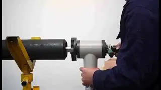 Installation and use process of ID-Mounted Pipe Beveling Machine