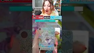 Trovo la carta PI&Ugrave; RARA di One Piece OP11 ❤️&zwj;🔥 Luffy Gold mentre apro il box live #pokemon #luffy