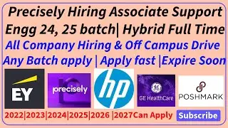 HP, Precisely, Upstox, Amazon Big Hiring | Off Campus Drive for 2022, 2023, 2024, 2025, 2026 Batch