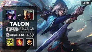 Talon vs Zed Mid - KR Challenger - Patch 26.01 Season 16