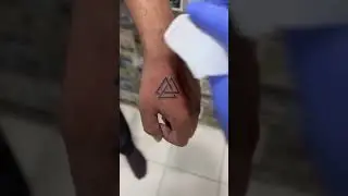 Triangle trinity symbols 😍#md #tattoo #trending #youtubeshorts #artwork #tattooart #art #artist 💫