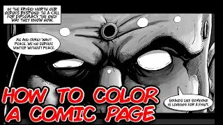 How to color a comic book (Greyscale)