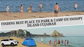 Best Parking & Camping Spots on Snoopy Island, Fujairah #4k