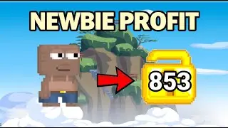 NEWBIE PROFIT!! HOW TO START GROWTOPIA FOR NEWBIE 🤑| Growtopia Profit 2024 | Growtopia