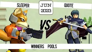 Sleeper (Fox) vs. Quote (Marth) - Winners Pools - Flatty June 2023