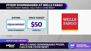 Wells Fargo downgrades Pfizer stock, citing need for a &lsquo;COVID reset&rsquo;