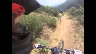 Pinetos Trail- Santa Clarita, CA Placerita Park - GoPro Single Track DH Santa Cruz Tallboy LT-C