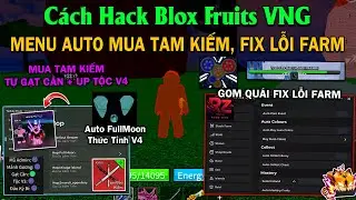 C&aacute;ch hack Roblox Blox Fruits Delta X VNG Script RedZ HUB Auto Lấy Tam Kiếm, Tự Gạt Cần Up V4 Hop Bos
