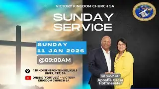 WE ARE LIVE ! WELCOME TO OUR SUNDAY SERVICE LIVE @ Victory Kingdom Church SA