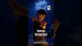 Fortnite Jenna Ortega Wednesday Addams Skin Trailer