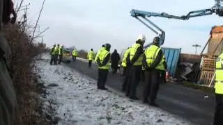 Crawberry Hill Community Protection Camp Eviction from the Highway - c