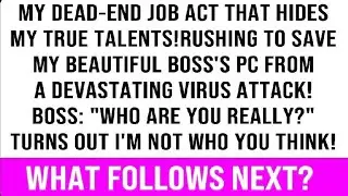I pretend to be useless. One day, Beautiful boss's PC got a virus