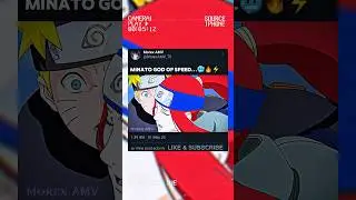 MINATO GOD OF SPEED 🗿🔥⚡ #animeshorts #animeviral