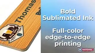 Sublimated Plastic Name Badges - National Name Badge
