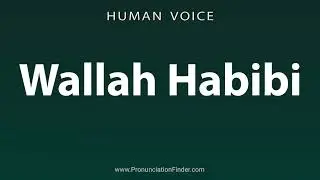 How To Pronounce Wallah Habibi