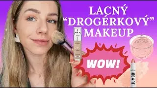 Celý makeup za pár eur?! Testujem lacnú kozmetiku z drogérie! 💸💖
