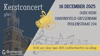 Kerstconcert 'Licht in de duisternis' | Concert g3v1 Gomarus Scholengemeenschap