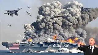 3 часа назад: многоцелевой авианосец США был жестоко уничтожен российским истребителем МиГ-29.