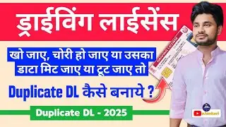 How to apply for a duplicate driving license and which documents will be required | Lost, Stolen,...