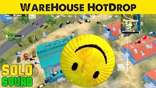 Warehouse Hotdrop in Solo VS Squad | PUBG Mobile Lite Solo VS Squad Full Rush Gameplay
