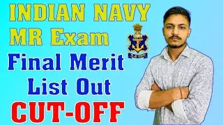 Indian Navy MR Result Out | Final Merit List | Cut-off | Navy MR Final Result Out 2021
