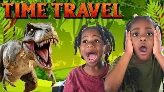 Time Machine Kids Adventure ⏰ Cowboys & Dinosaurs!🦕✨