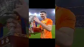 Barcelona Win Super Cup 🏆🔥 | El Cl&aacute;sico Final #shorts #supercupfinal #soccer